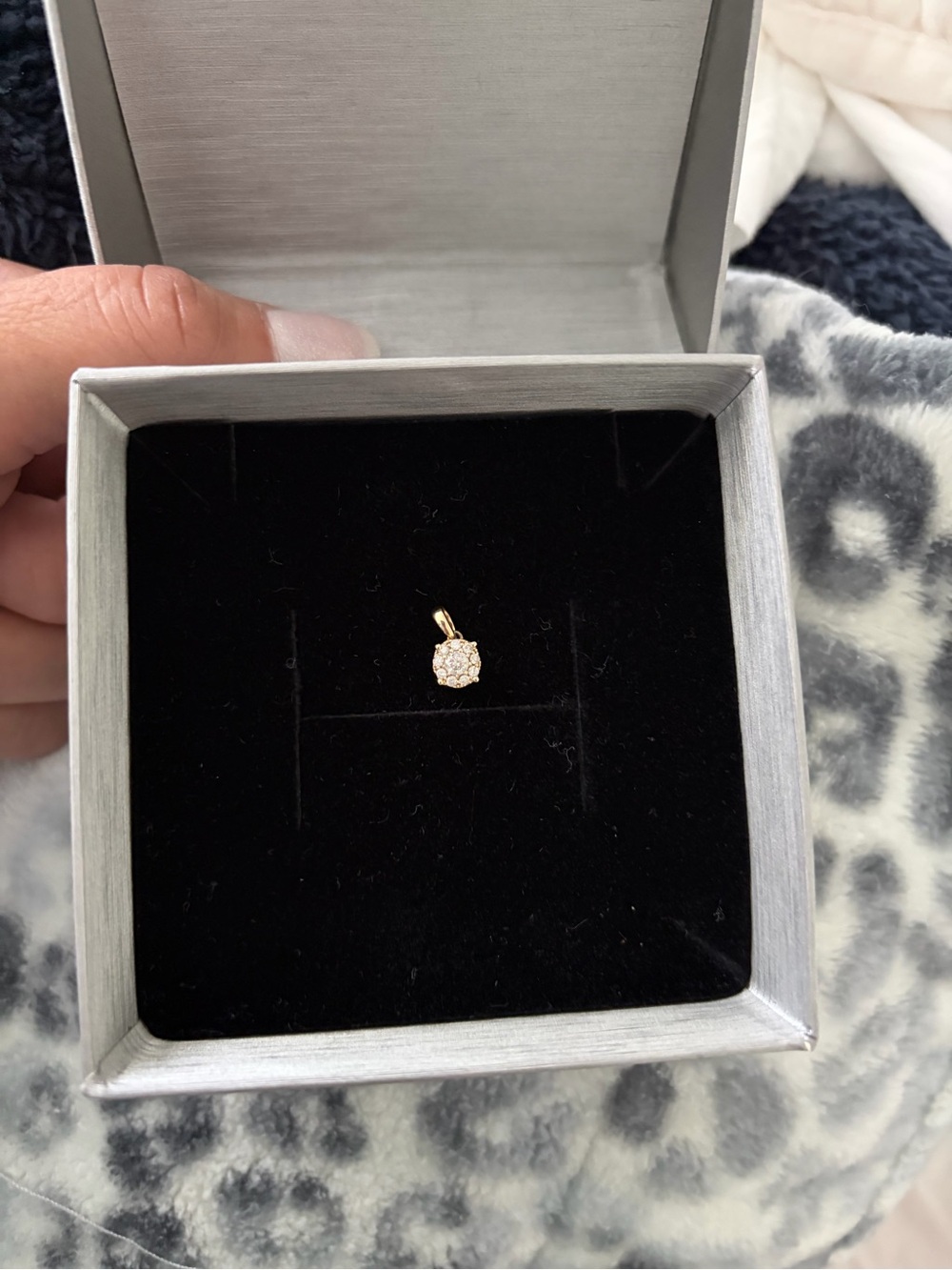 Gold Pavé Cluster Pendant - Women Jewelry